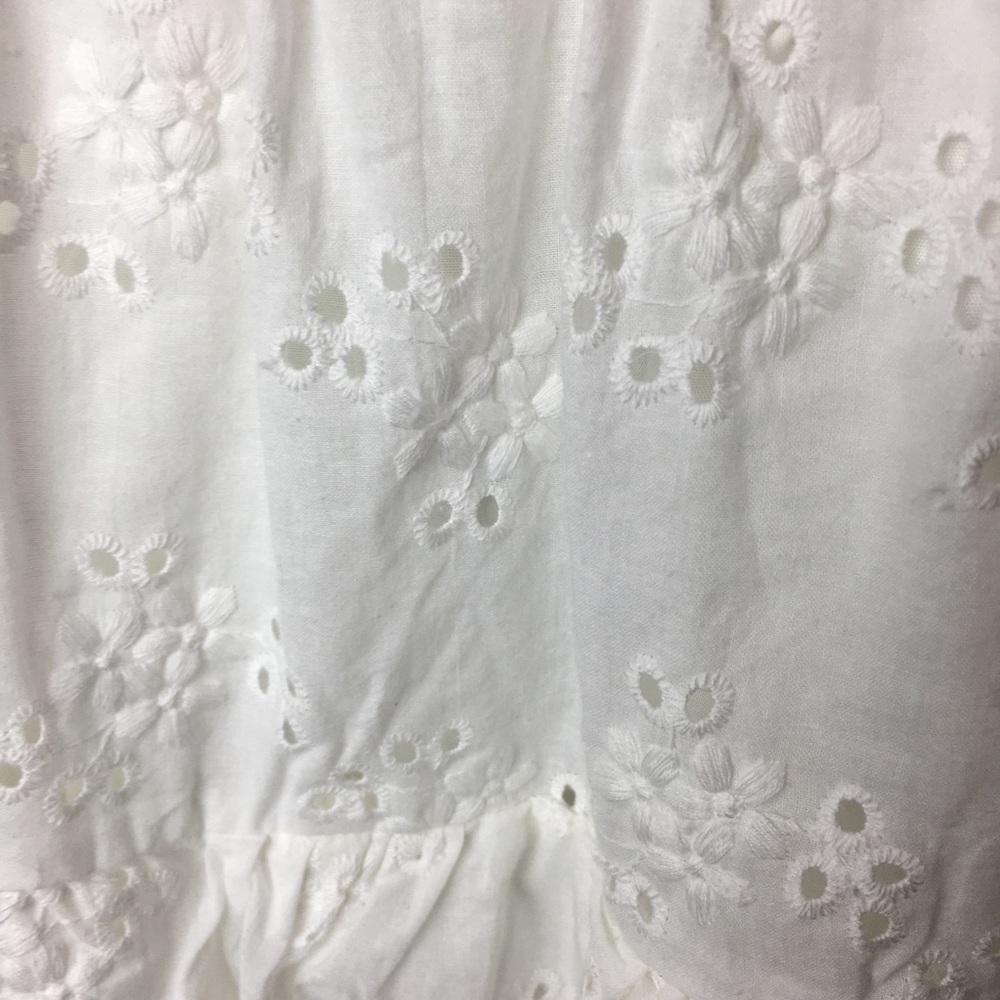 new Princess Polly White Broderie Anglais Garcia Mini Skirt. New with Tags - Picture 6 of 10